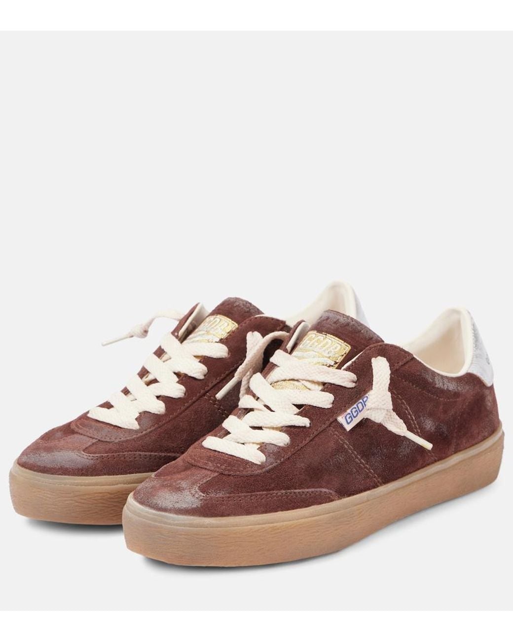 Golden Goose Deluxe Brand Brown Soul Star Suede Sneakers