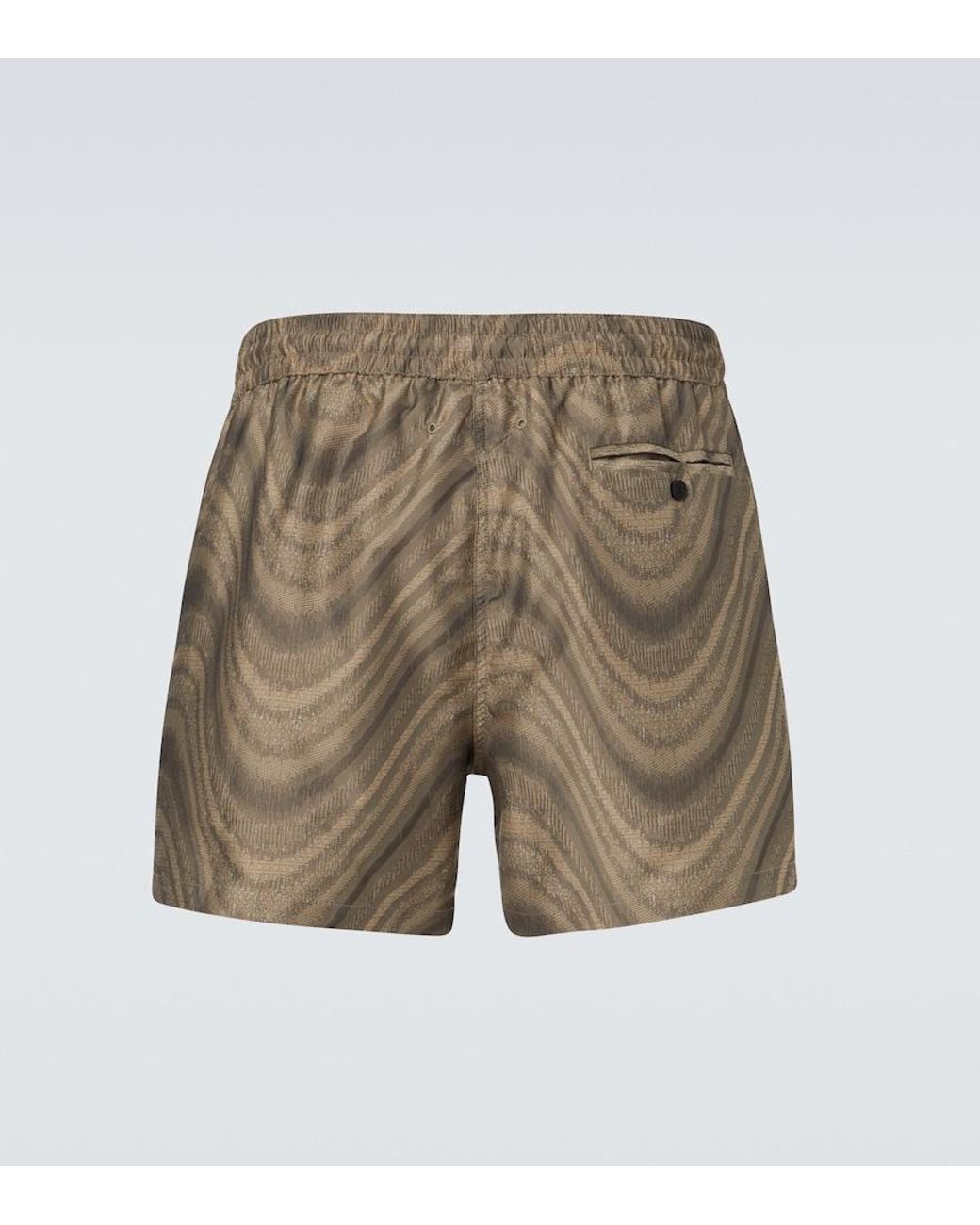Frescobol Carioca Green Rio Printed Swim Trunks for men