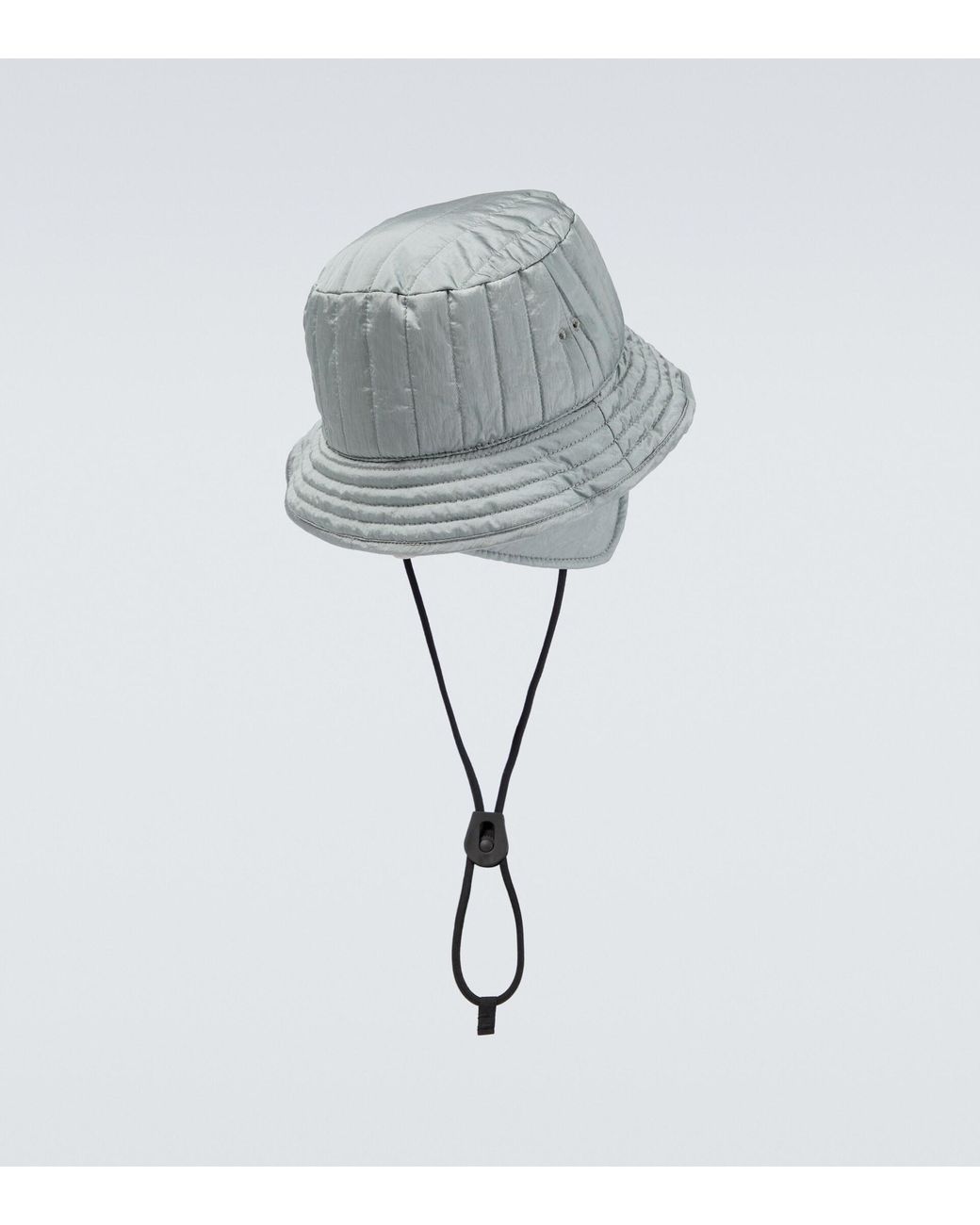 Sombrero de pescador con logo Stone Island de Tejido sintético de color  Metálico para hombre | Lyst