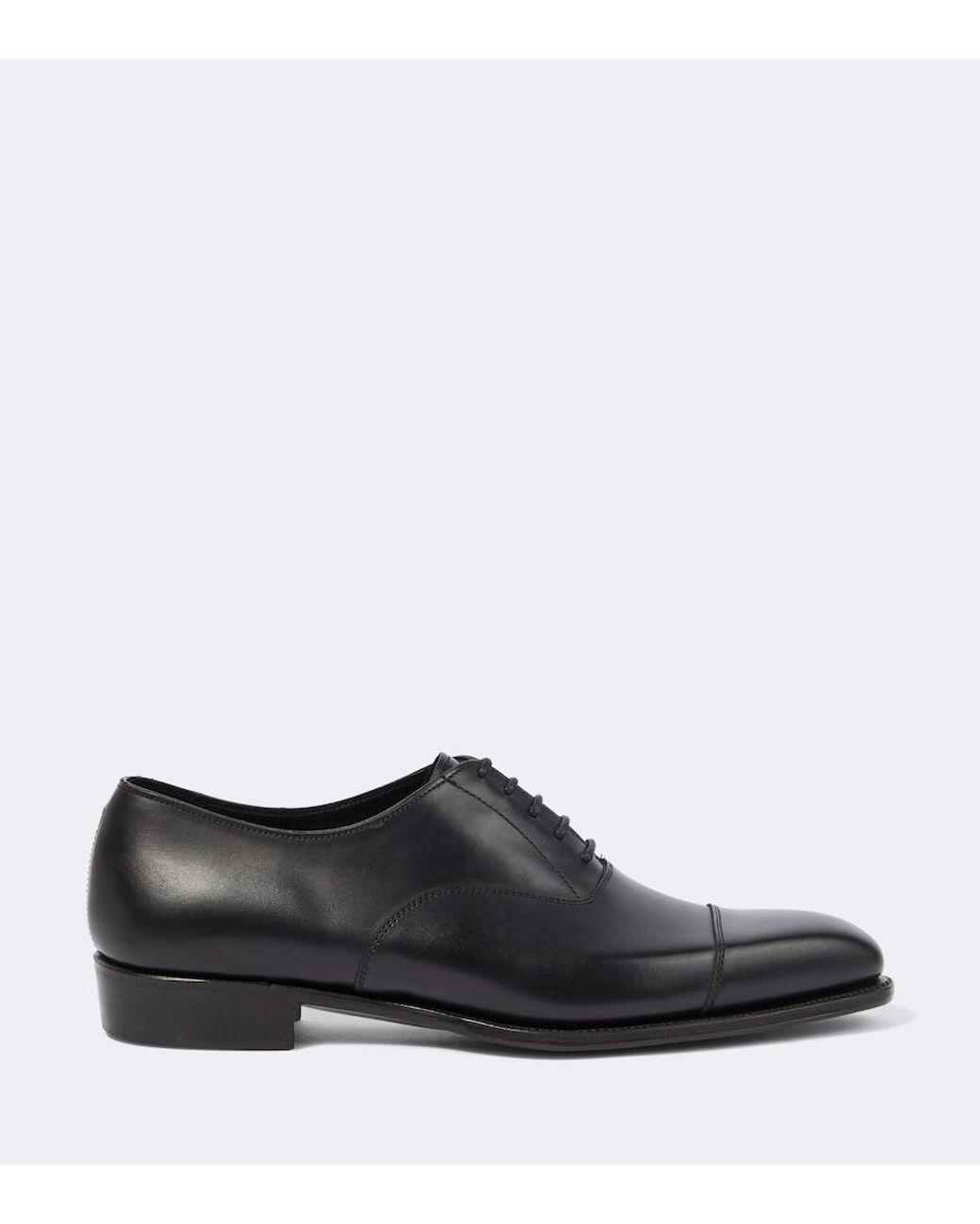 George Cleverley Black Harry Leather Oxford Shoes for men