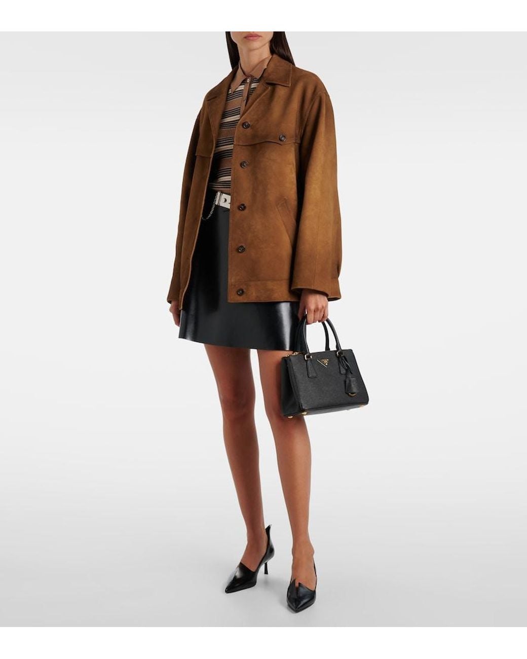 Prada Black Small Galleria Handbag