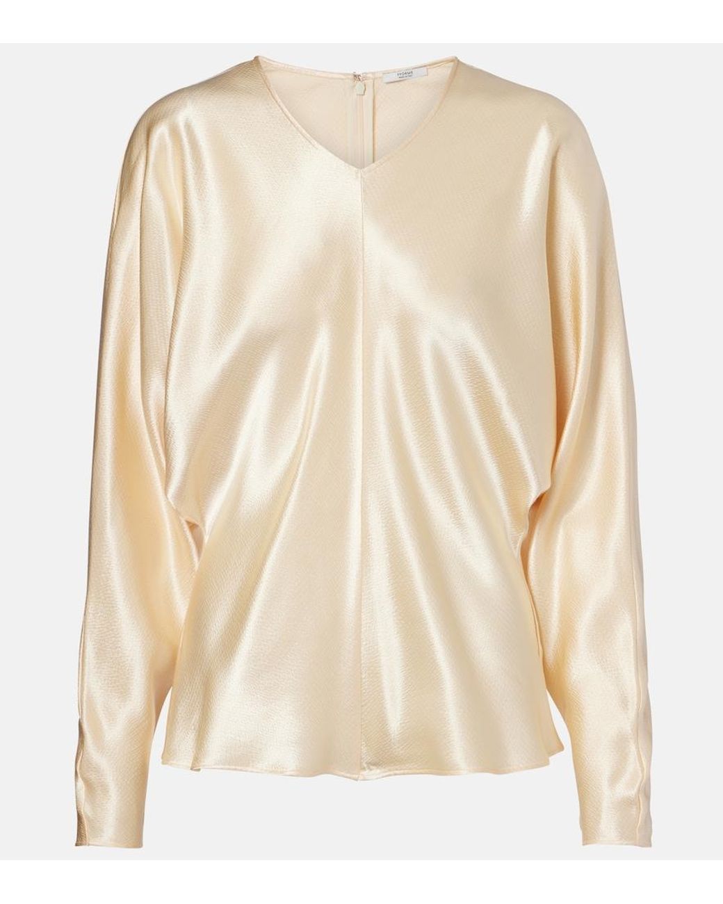 FFORME Natural Gemma Satin Top