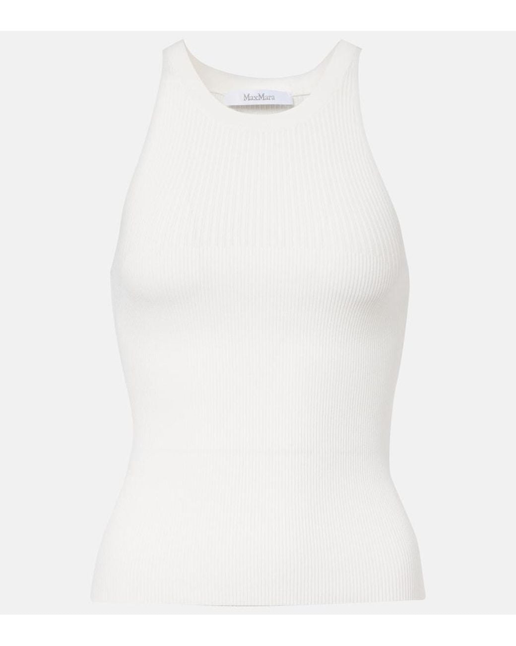 Max Mara White Tenda Tank Top