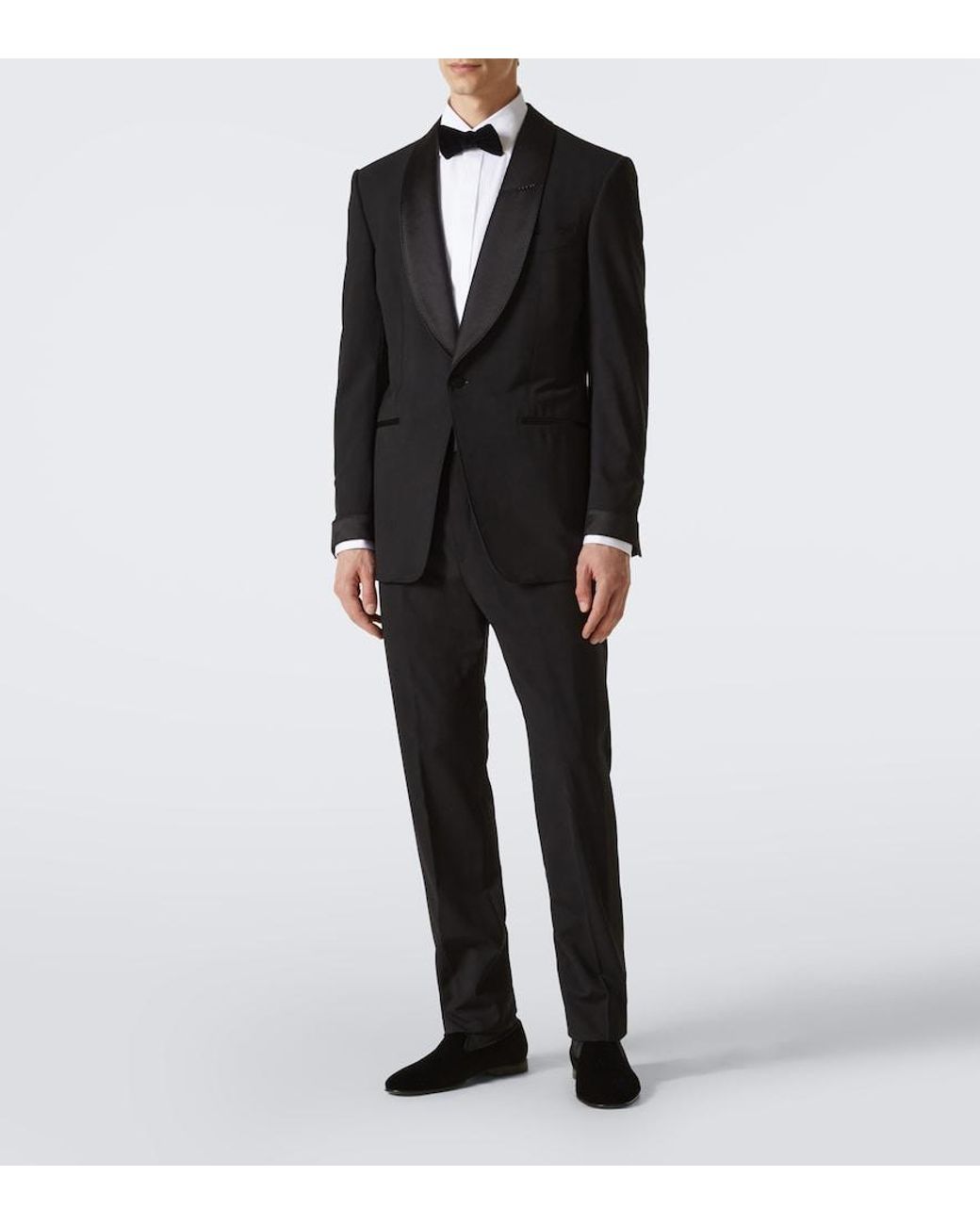 Manolo Blahnik Black Mario Velvet Loafers for men