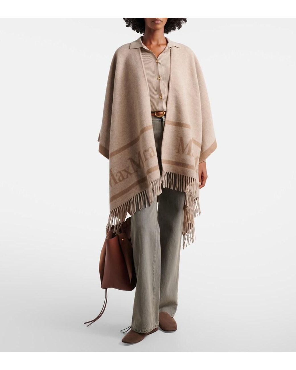 Max Mara Purple Schal Aus Wolle