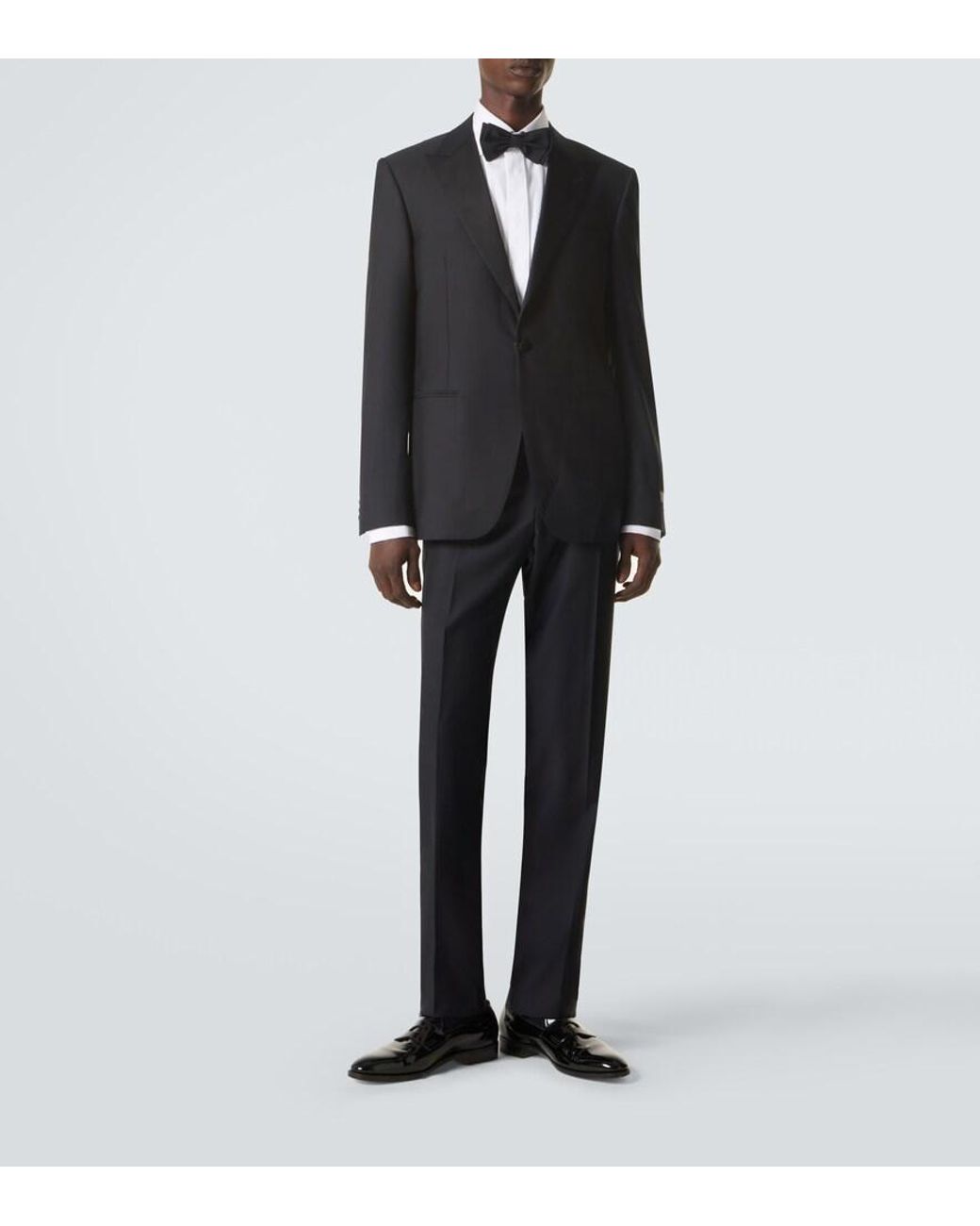 Canali Black Wool Tuxedo for men