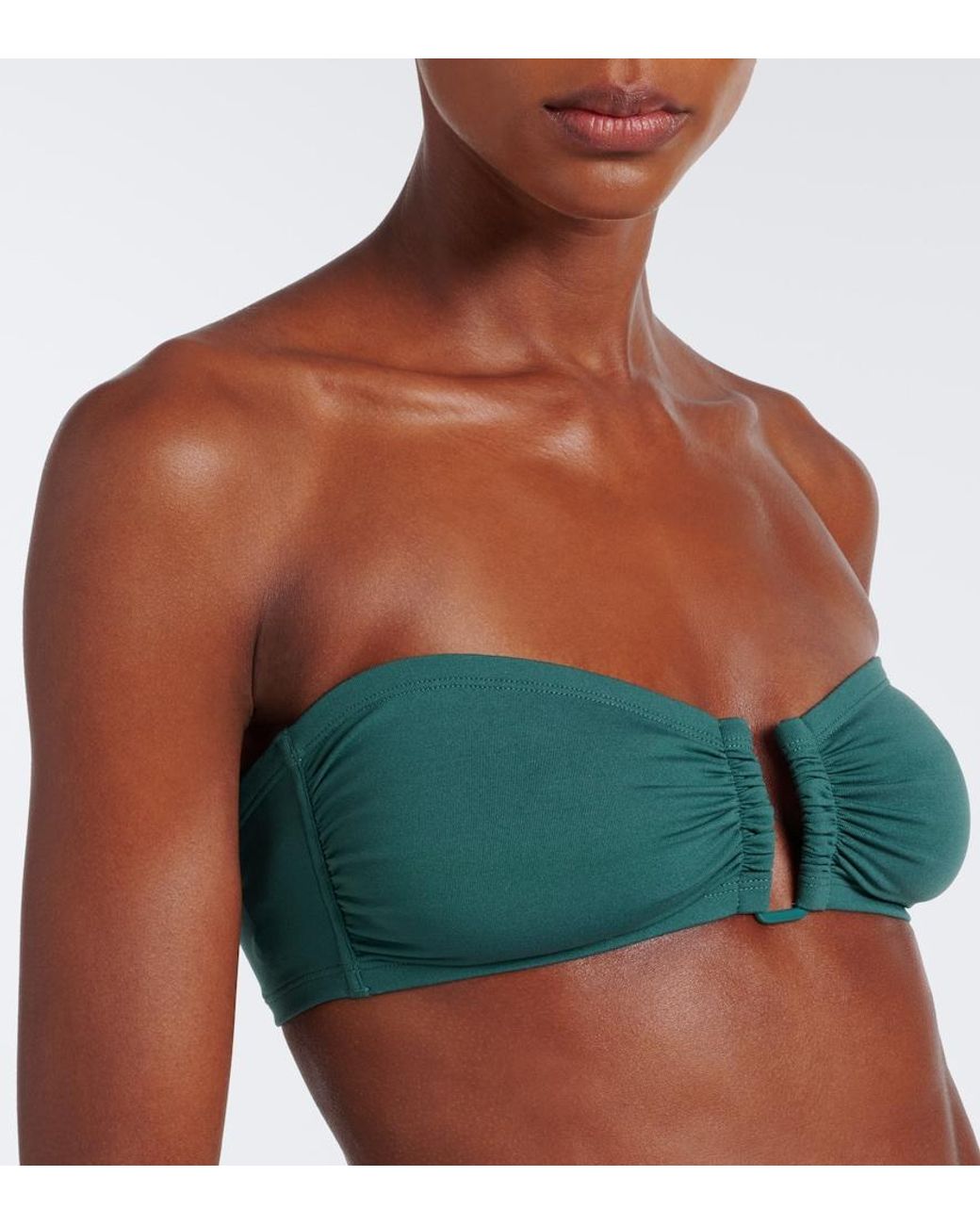 Eres Green Show Bandeau Bikini Top