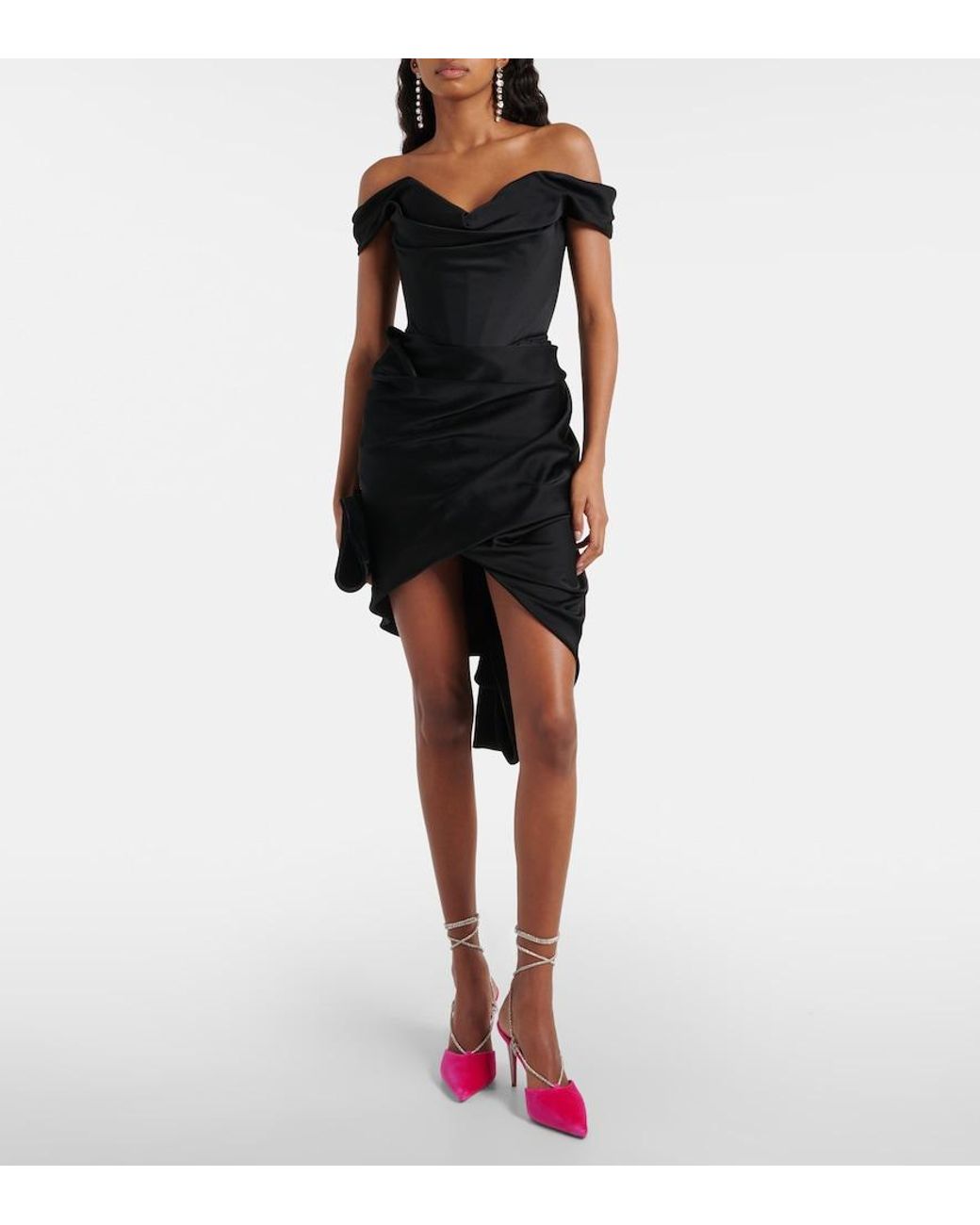 Christian Louboutin Pink Astrid Lace Strass 85 Velvet Pumps