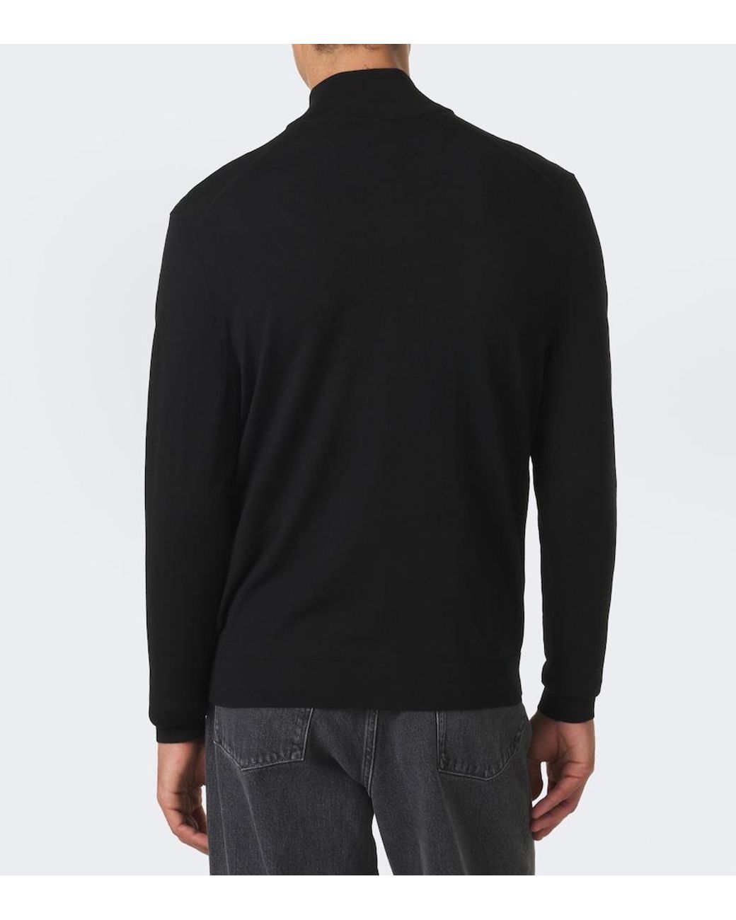 Bogner Black Oscar Virgin Wool Ski Jacket for men