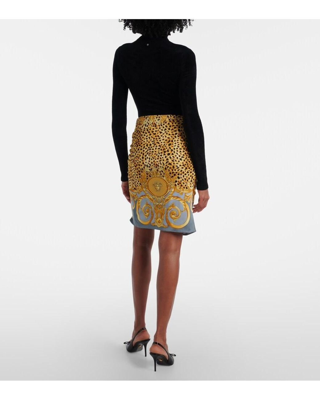 Minigonna di Versace in Multicolor