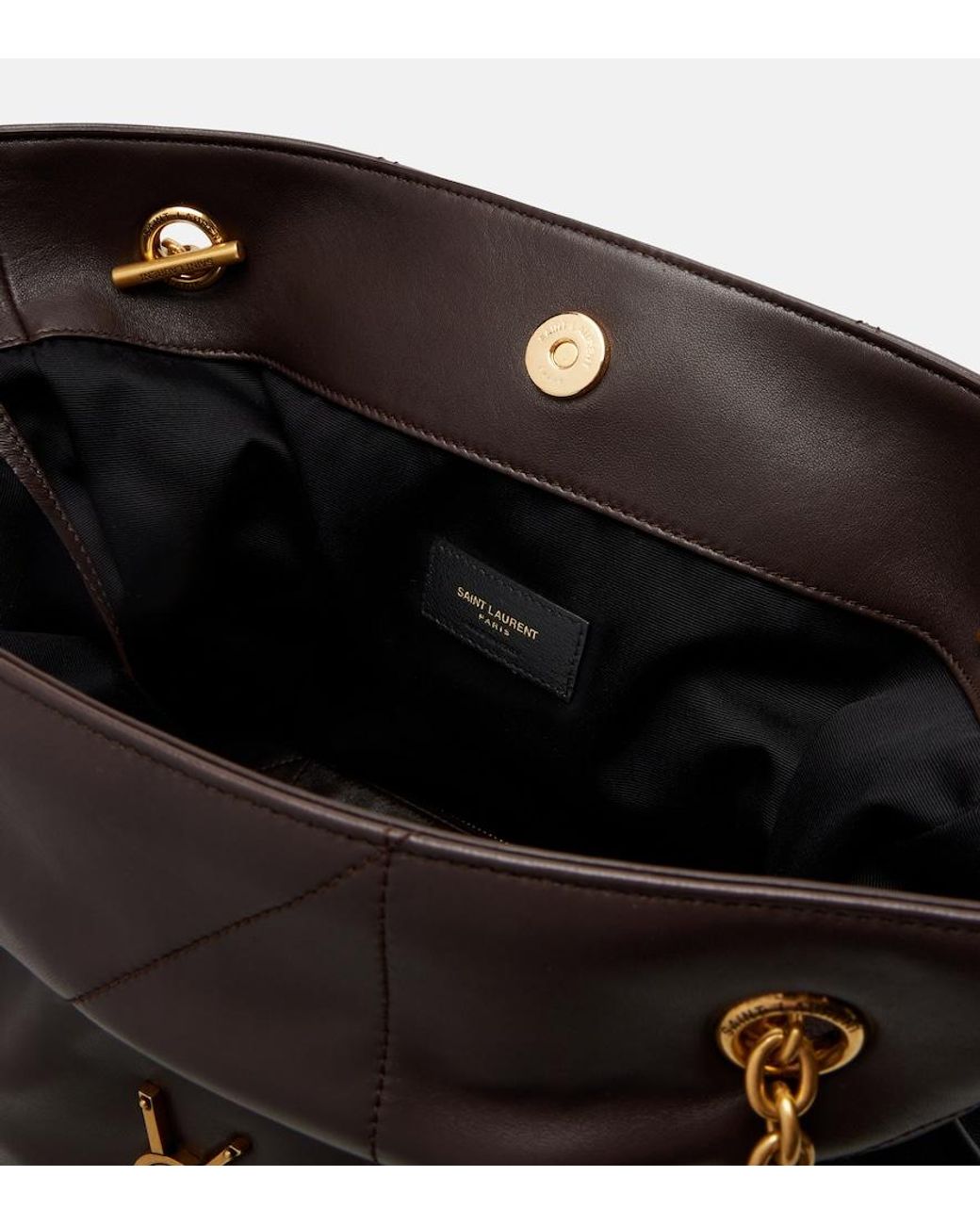 Saint Laurent Black Jamie Medium Leather Tote Bag