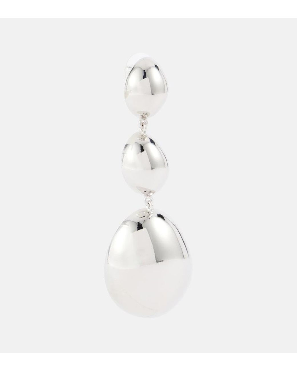 Isabel Marant White Awa Drop Earrings