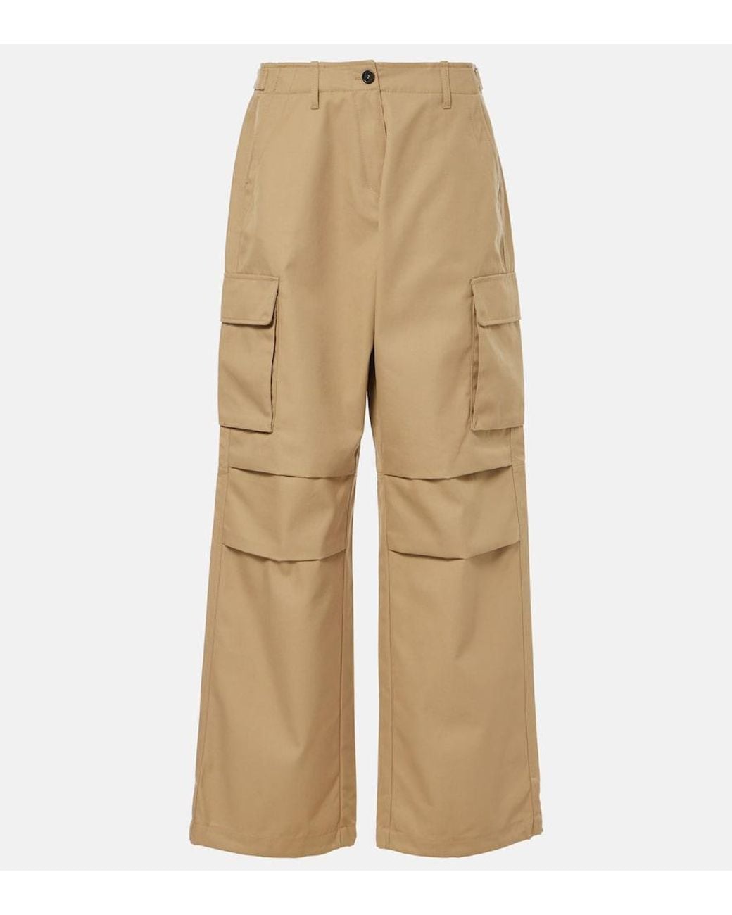 Coperni Natural Cotton Cargo Pants