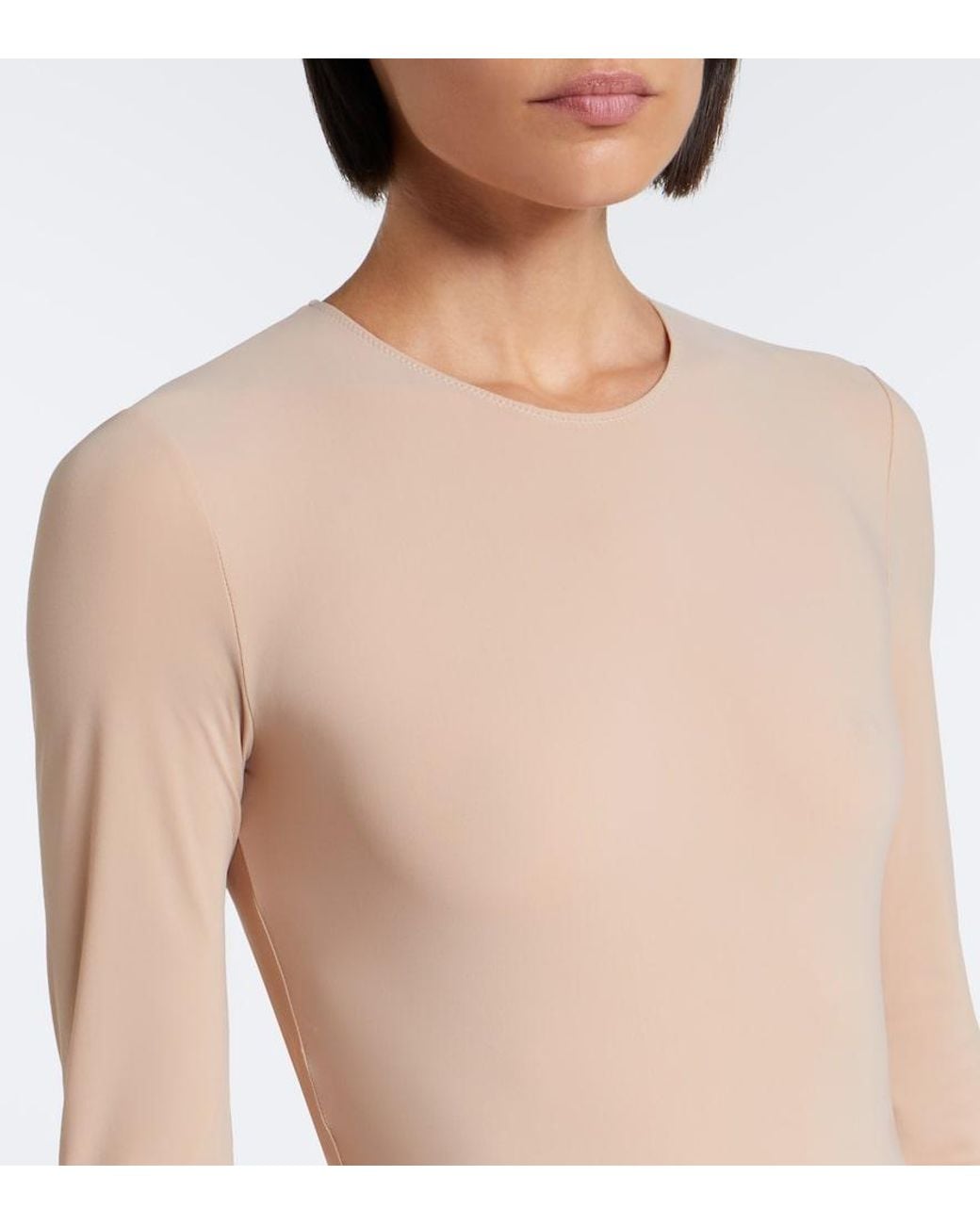 Maison Margiela Natural Jersey Bodysuit