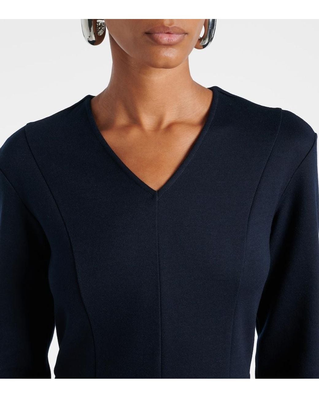 Max Mara Blue Max Mara Orione Midi Dress