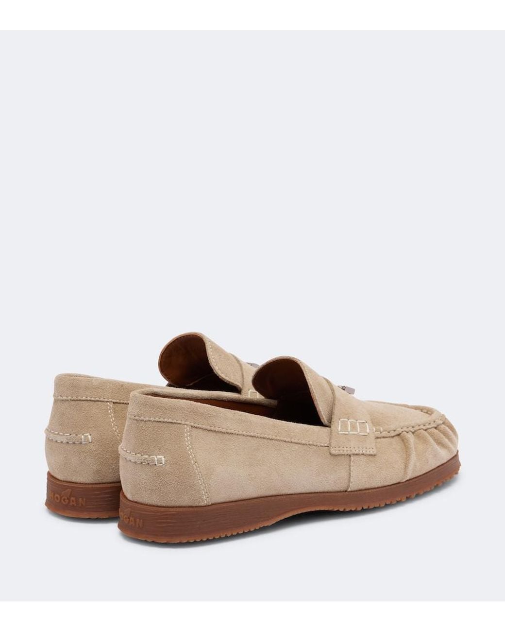 Hogan Natural H720 Suede Loafers