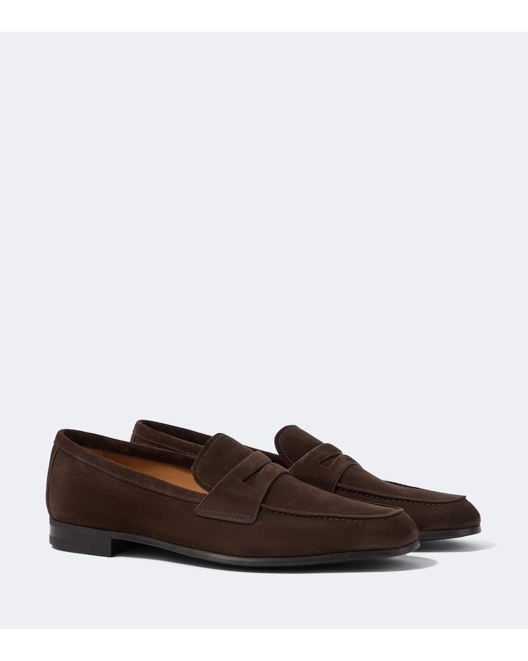 Church's Brown Milton Suede Penny Loafers for men