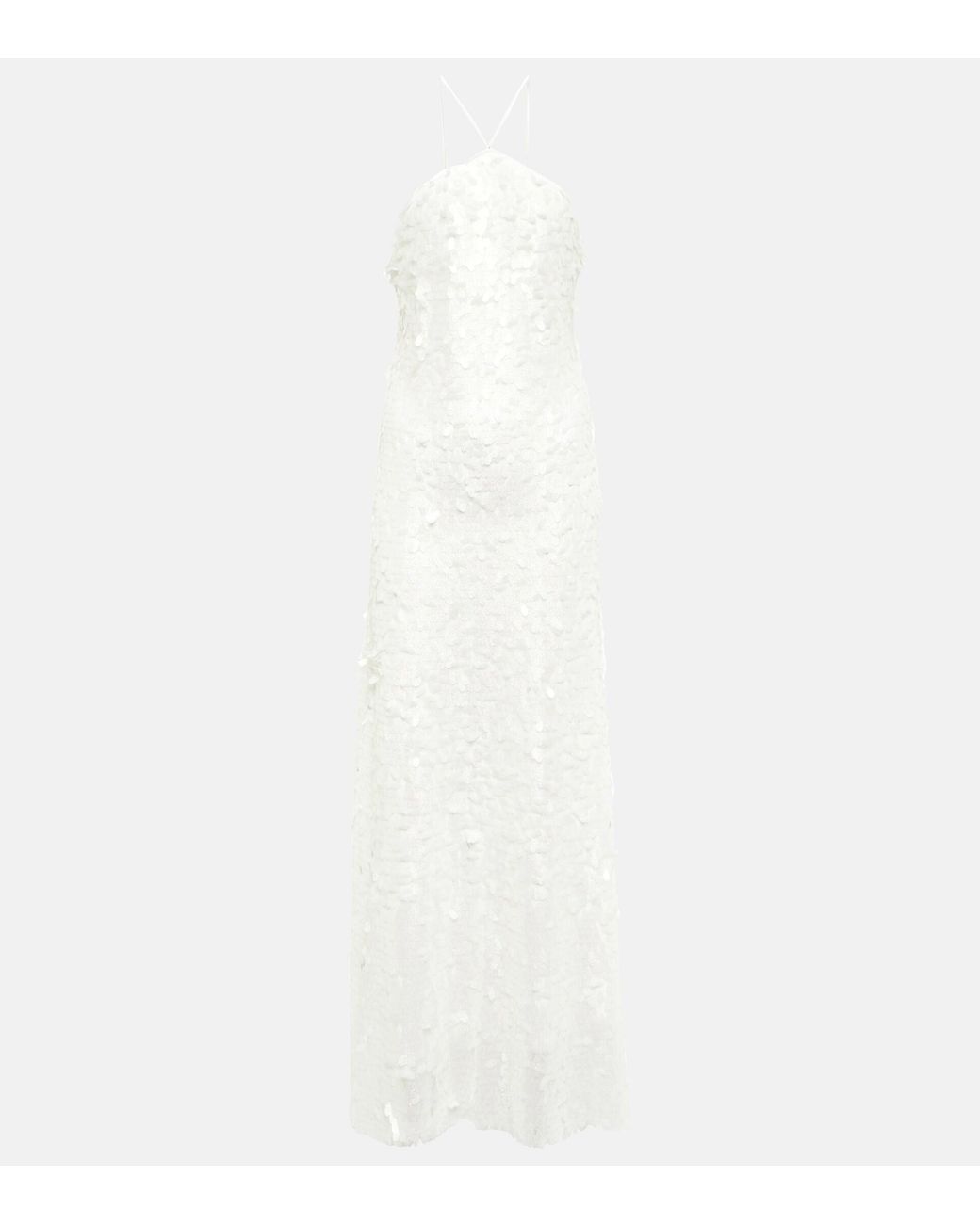 NUNNI SEQUINS SLIP DRESS