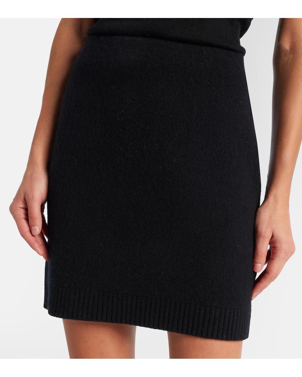 Vince Black Knitted Miniskirt