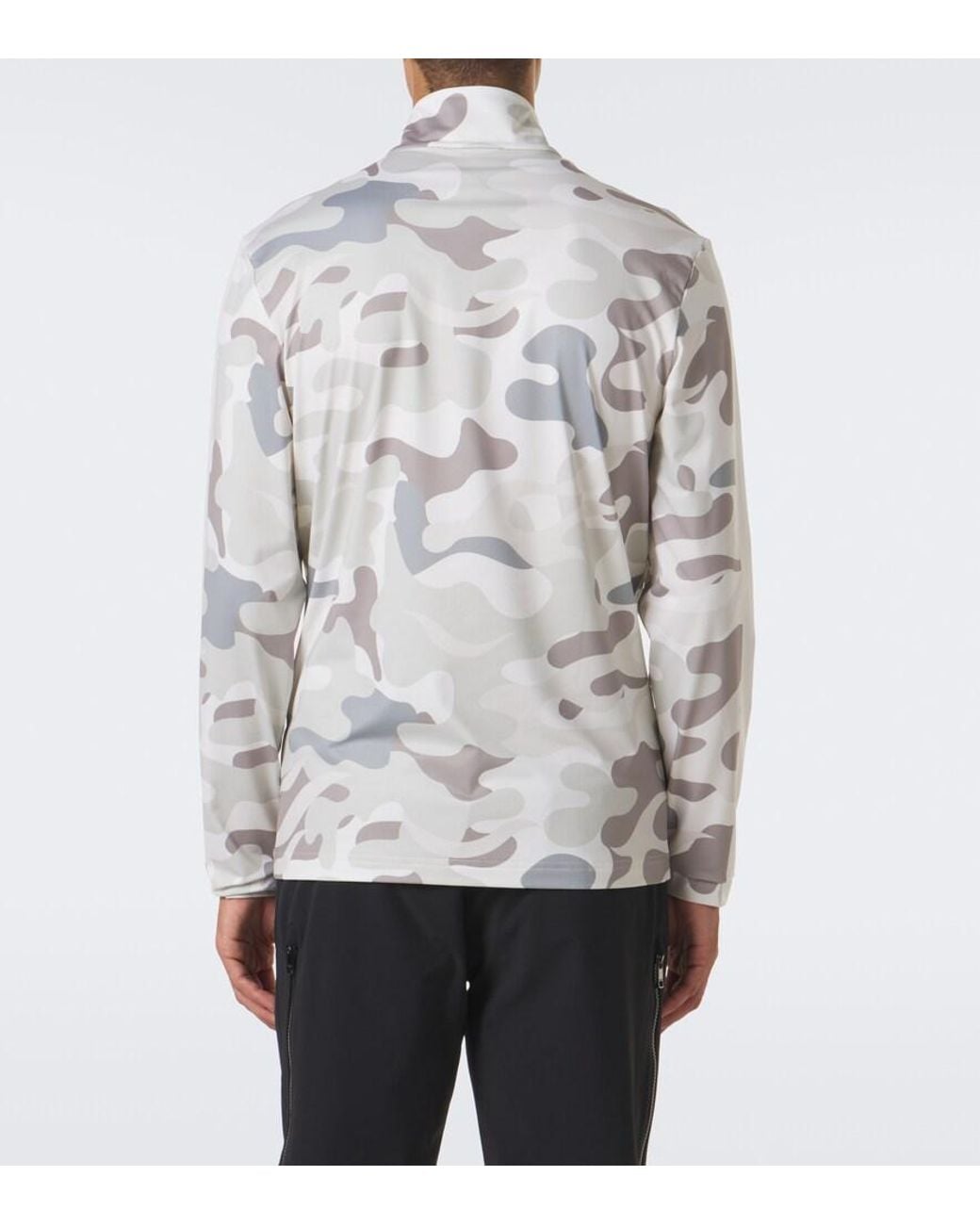Bogner Gray Verti Camouflage Ski Top for men
