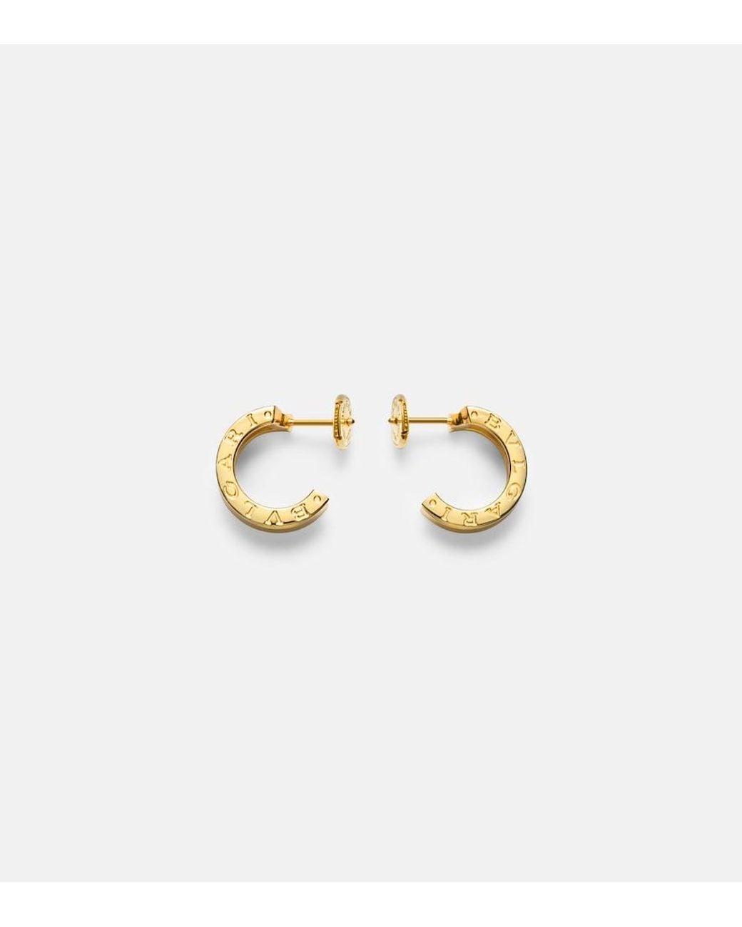 Orecchini A Cerchio B.Zero1 di BVLGARI in Metallic