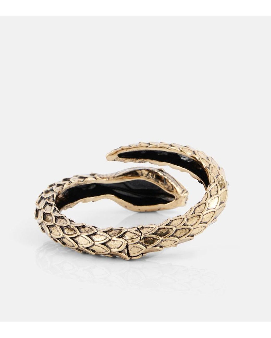 Chloé White Snake Bangle
