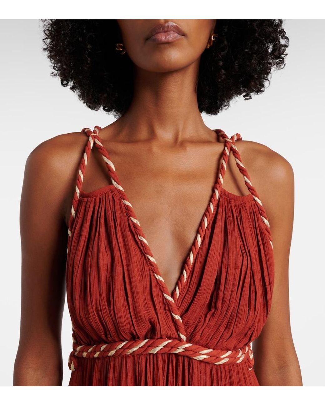 Poupette Red Colette Maxi Dress