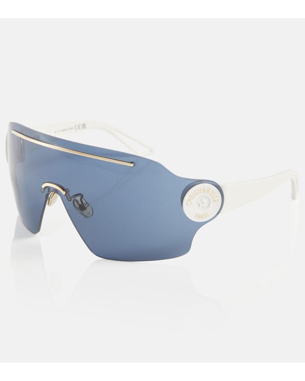 Dior Blue Diorpacific M1U Shield Sunglasses