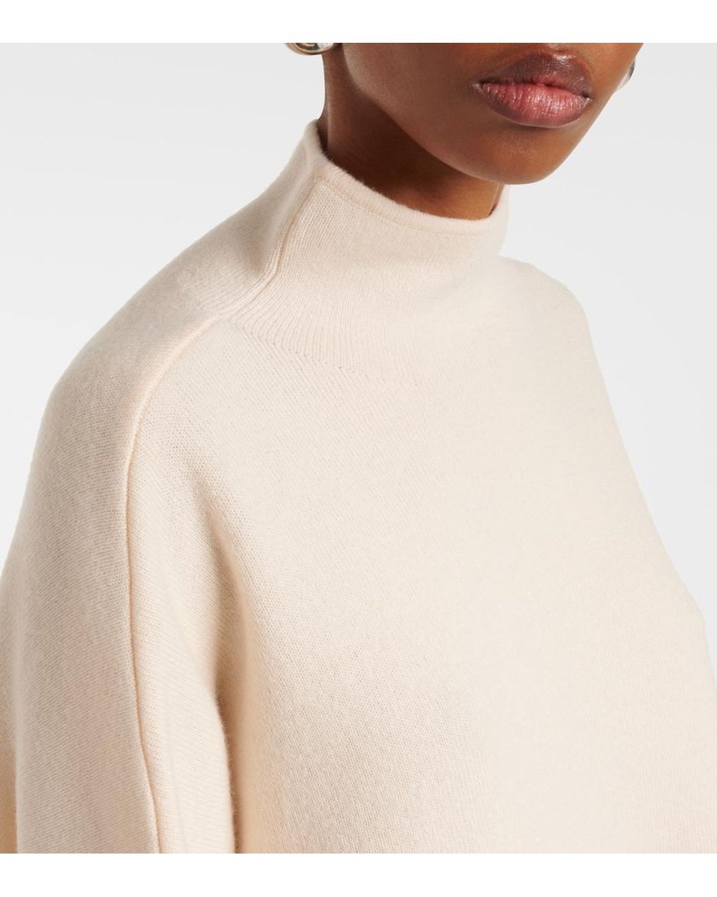 Jardin Des Orangers Natural Wool And Cashmere Sweater