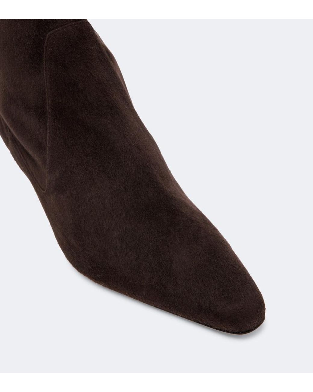 Malone Souliers Black Riva Suede Knee-High Boots