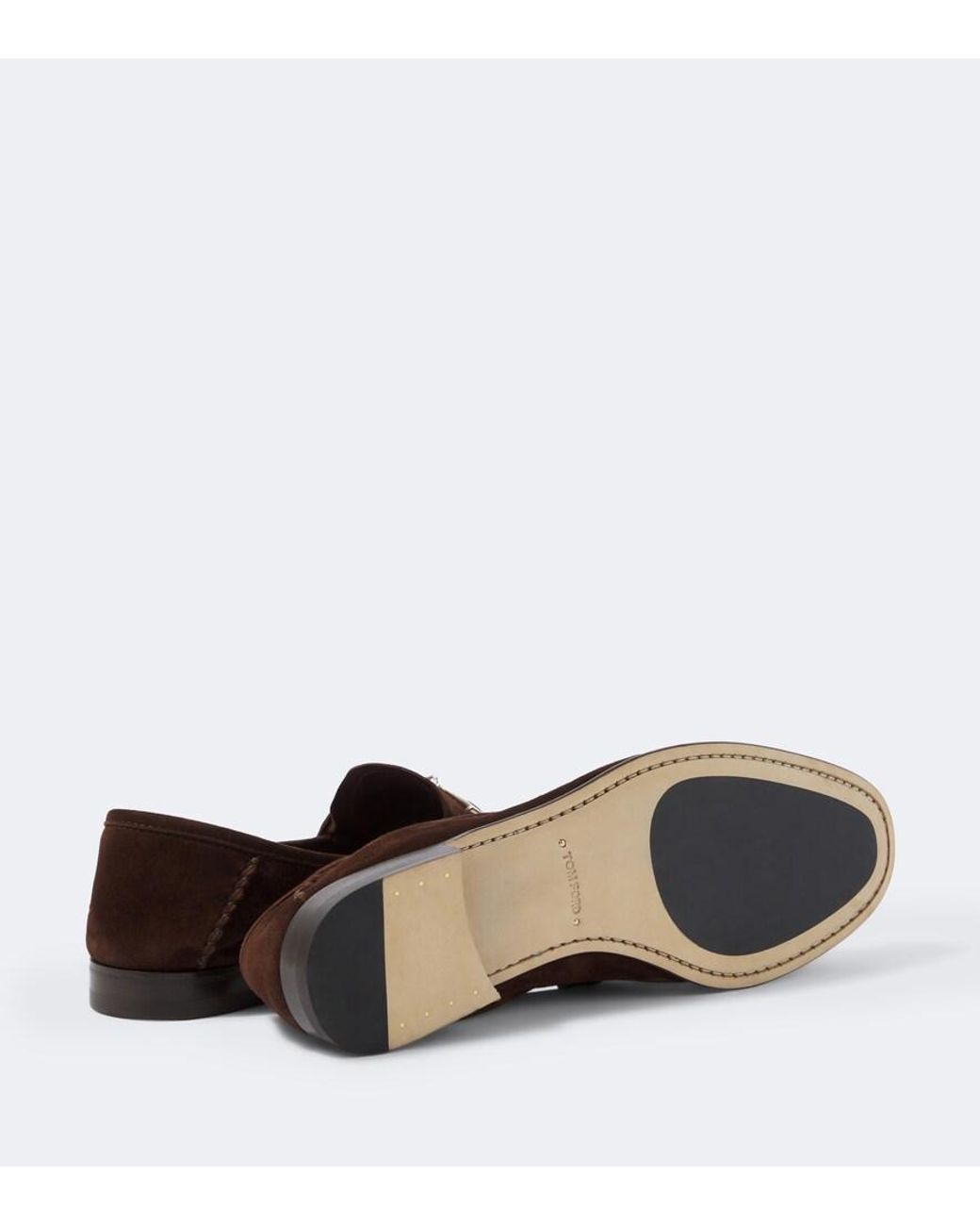 Tom Ford Brown Suede Loafers for men