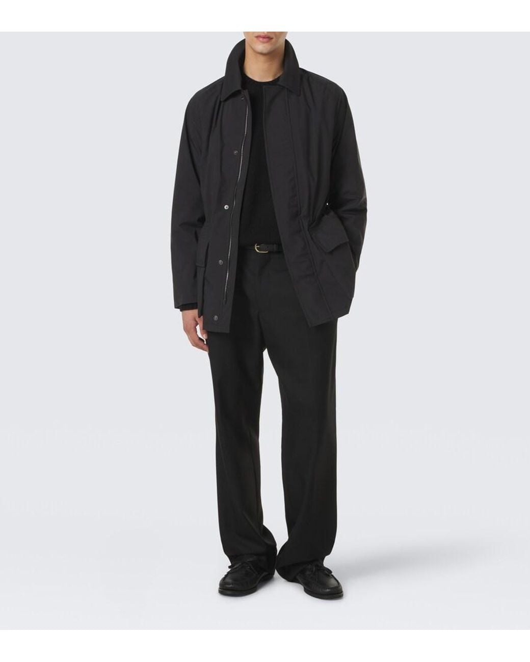 Saman Amel Black Elio Cashmere Sweater for men