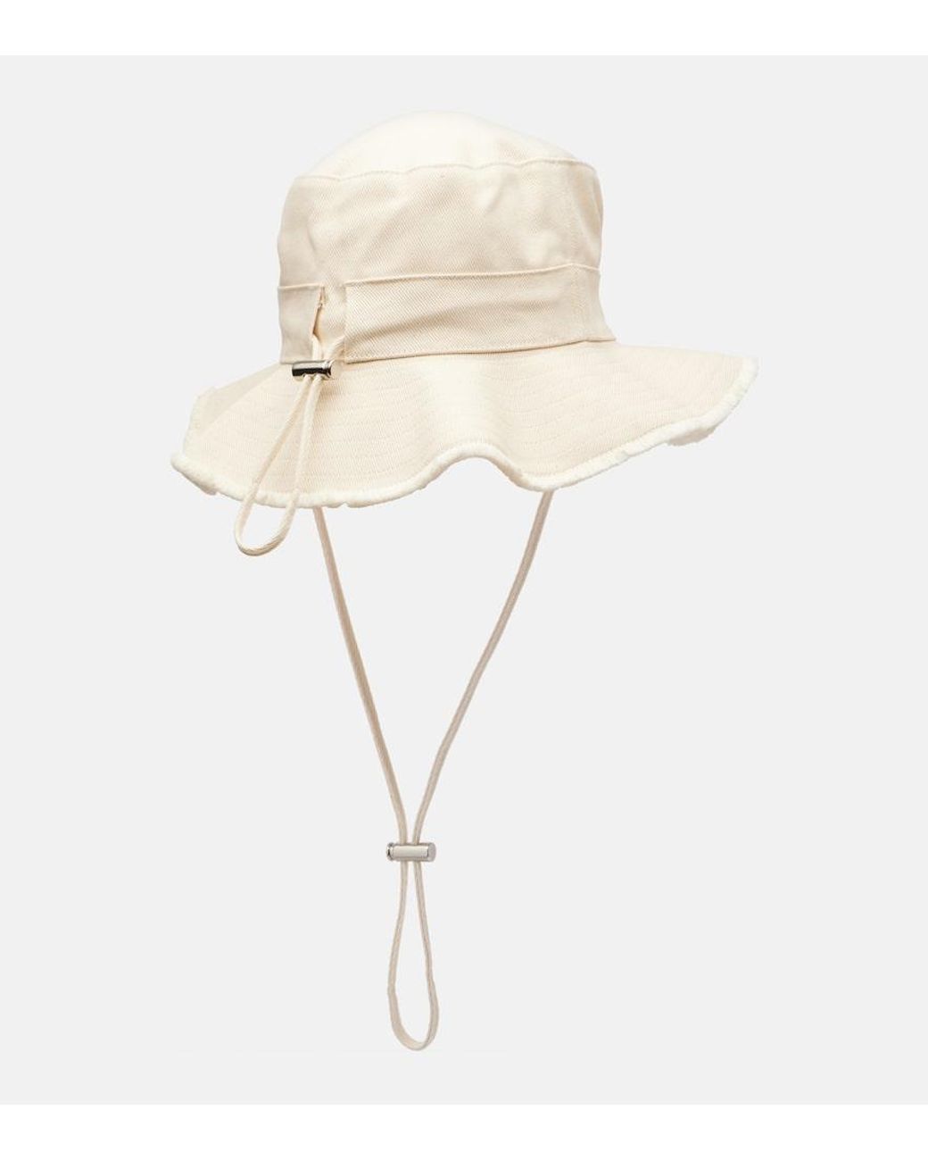 Jacquemus Le Bob Artichaut Cotton Bucket Hat in Natural | Lyst