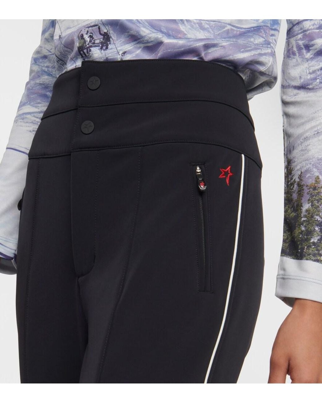 Perfect Moment Blue Ski-Steghose Aurora