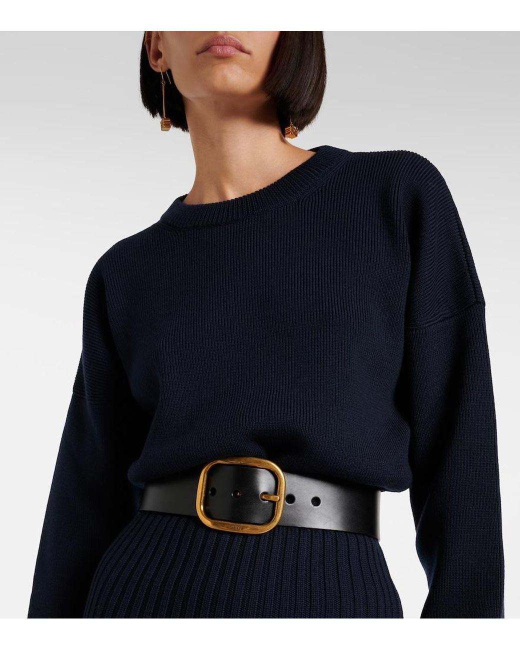 Loewe Blue Leather Belt