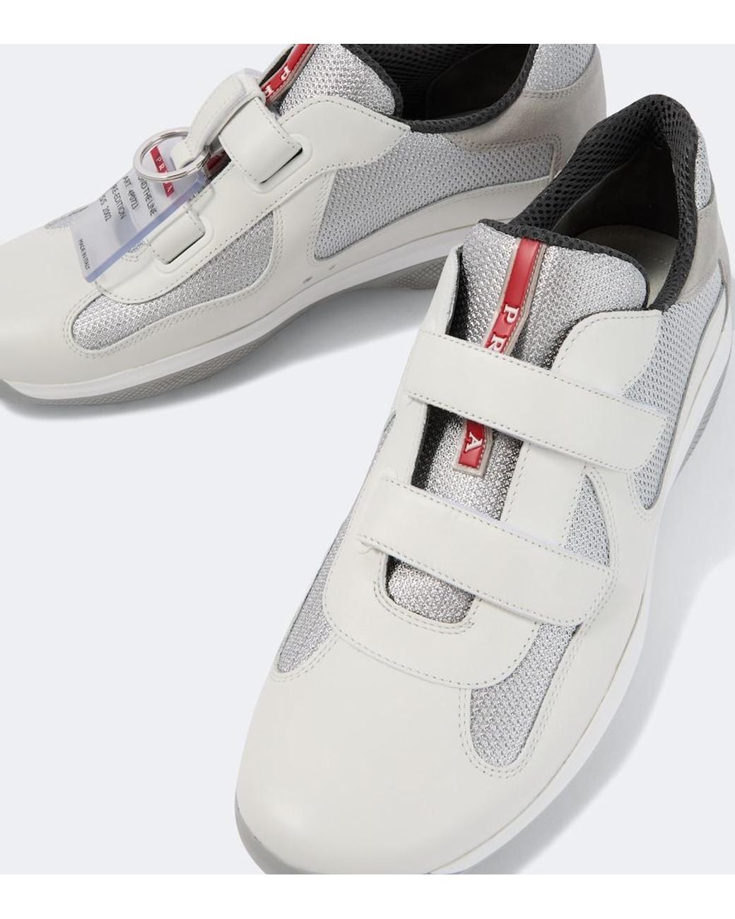 Prada White America's Cup Original Sneakers for men