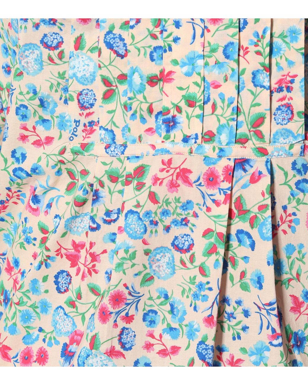 Polo Ralph Lauren Floral Cotton Shirt Dress Lyst