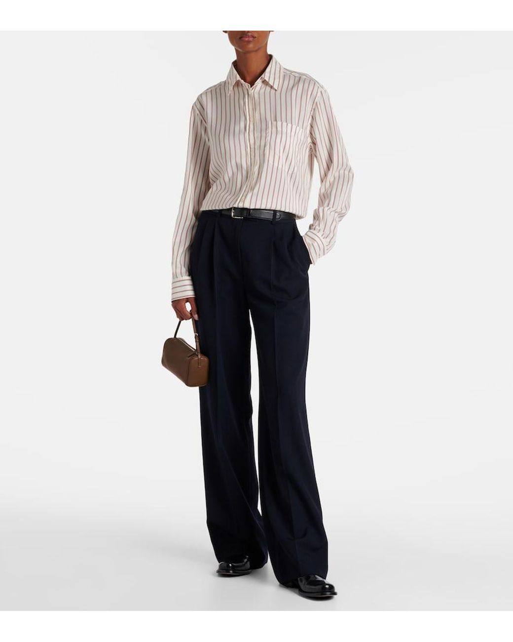 The Row Brown Henkeltasche '90S Aus Leder