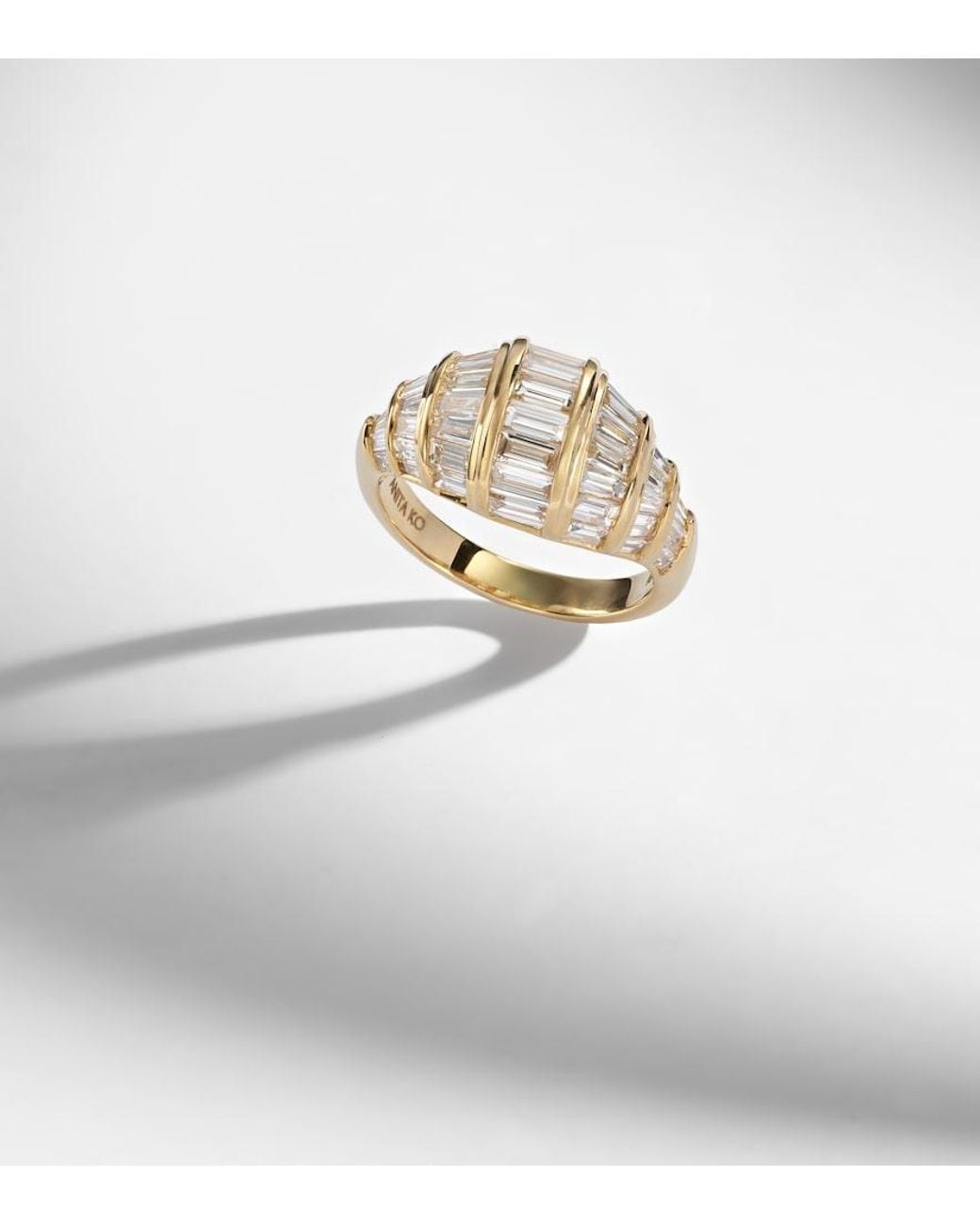 Anita Ko White Zoe 18Kt Ring With Diamonds