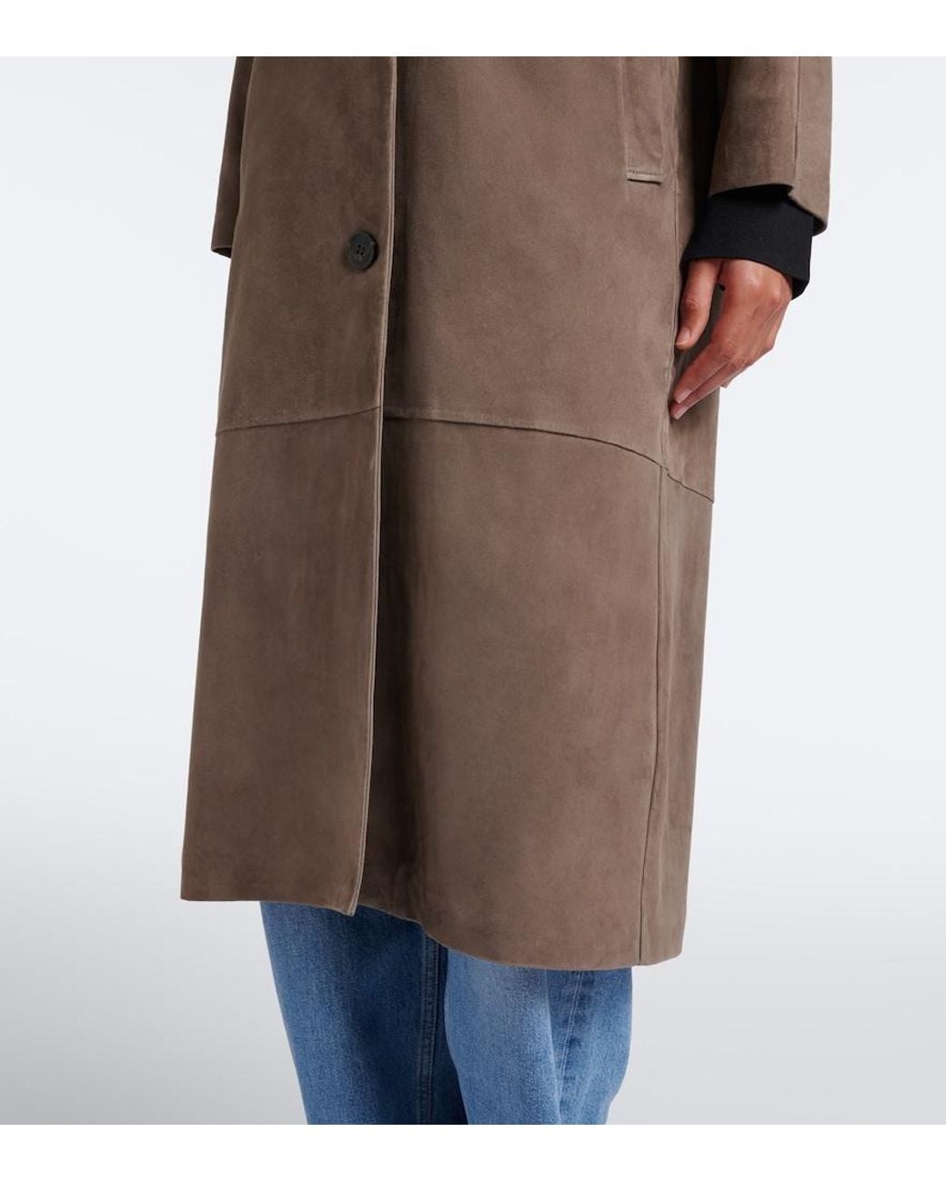 Arma Brown Judy Suede Coat