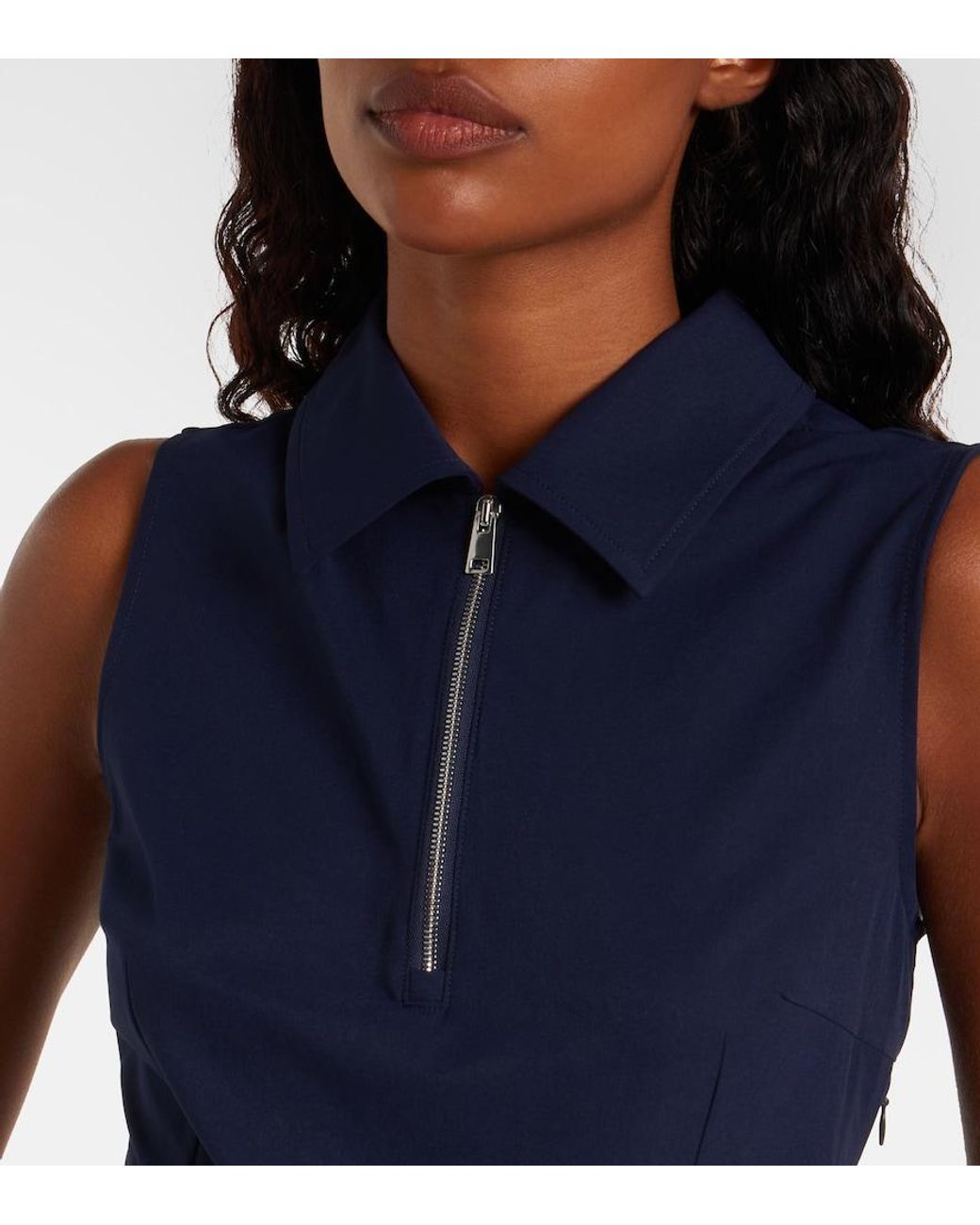 Tory Burch Blue Stretch Golf Dress