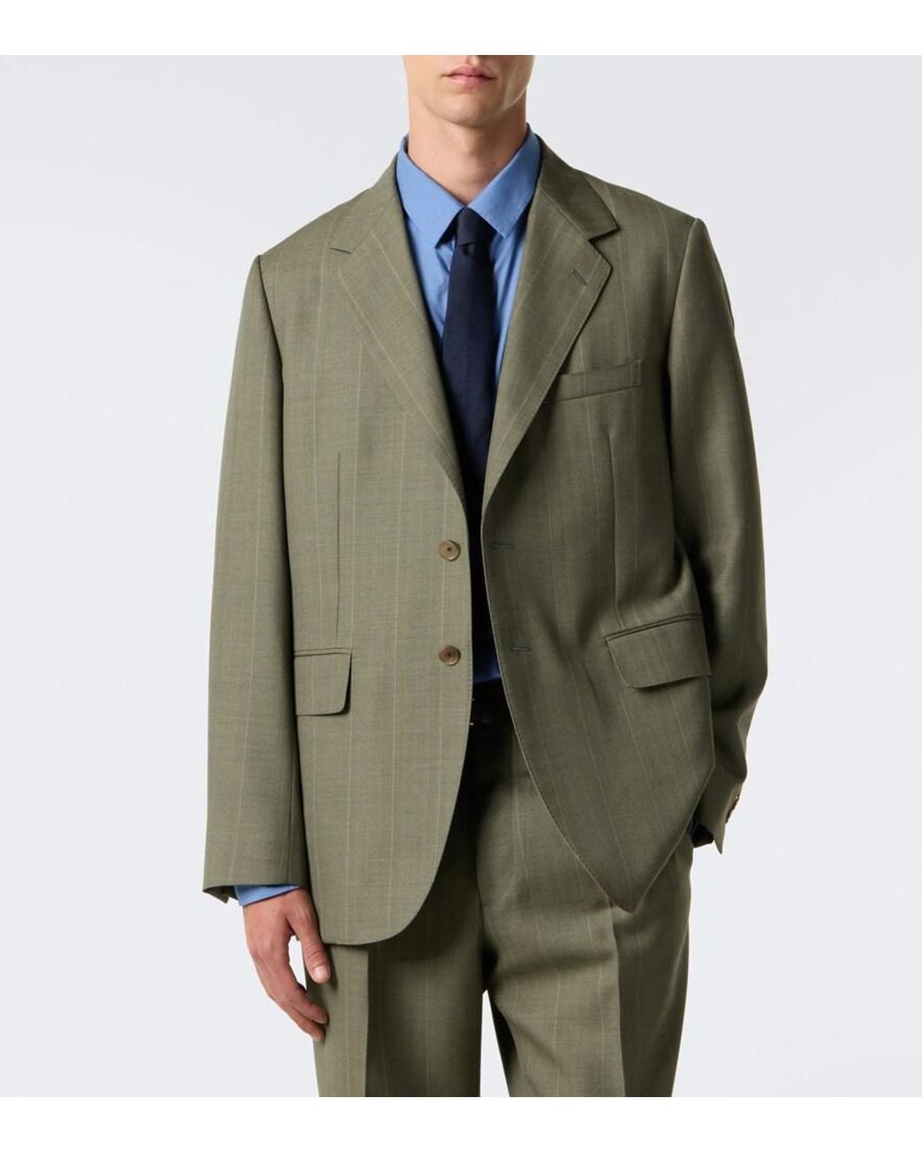 Blazer di Auralee in Green da Uomo