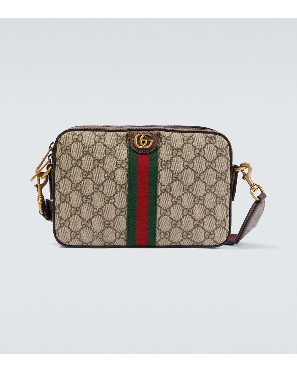 Ophidia messenger bag Gucci Brown in Cotton - 32100887