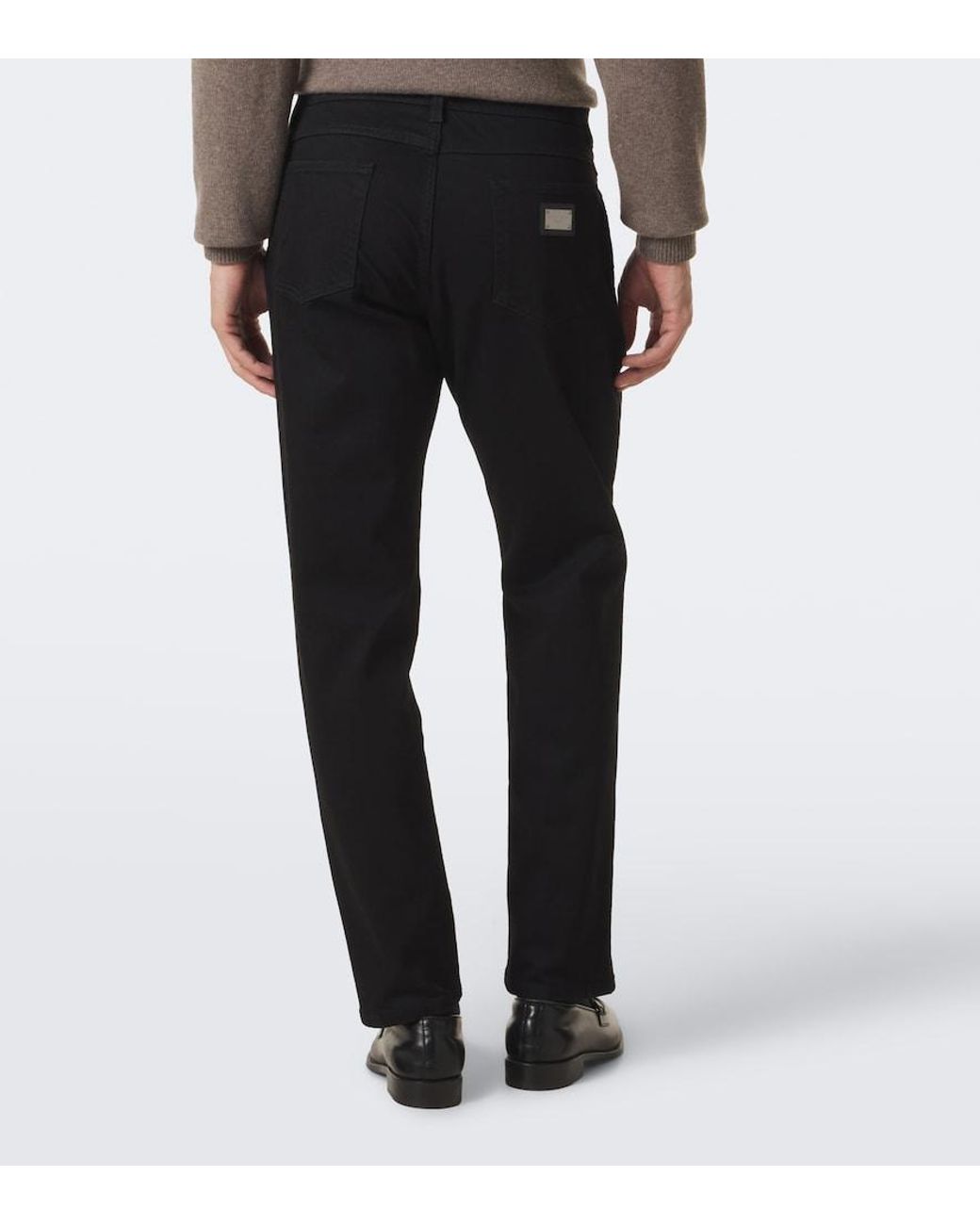 Dolce & Gabbana Black Slim Jeans for men