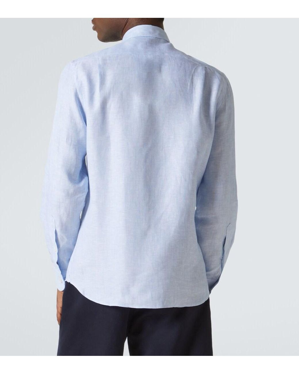 Camicia di Fedeli in Blue da Uomo