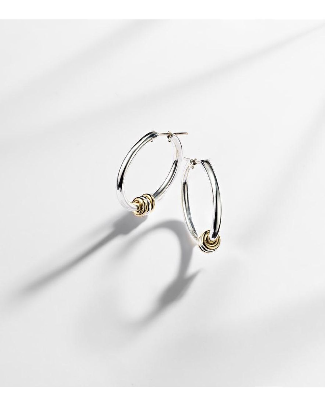 Spinelli Kilcollin White Argo Sterling And 18Kt Earrings