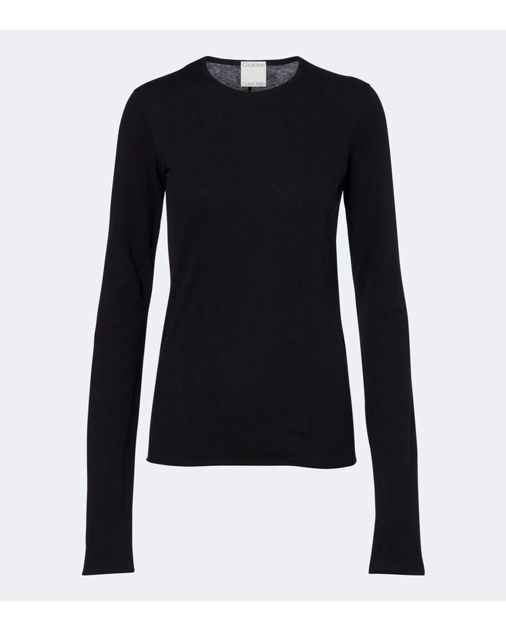 Calvin Klein Blue Gardenia Cotton Jersey T-Shirt