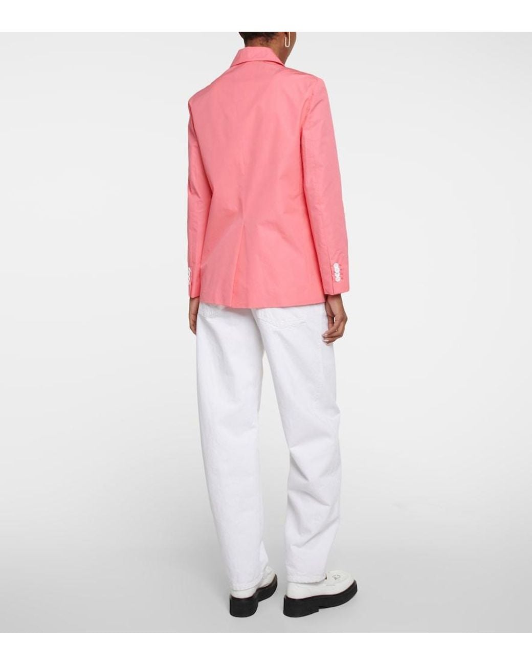 Blazer En Coton Plan C en coloris Pink