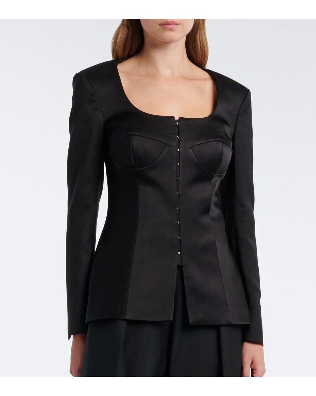 Rohe Black Satin Jacket