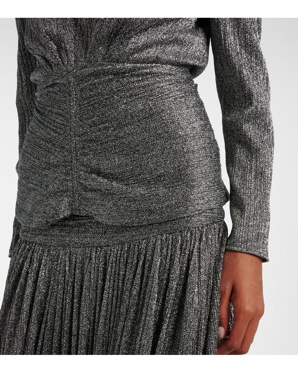 Isabel Marant Gray Marlin Embellished Top